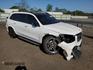 2022 Mercedes-Benz GLS with VIN 4JGFF5KE9NA734616, listed as a Copart auction lot 52593753 with 8,148 mi miles. Bid and sale history available at carsss.com. Image 4.
