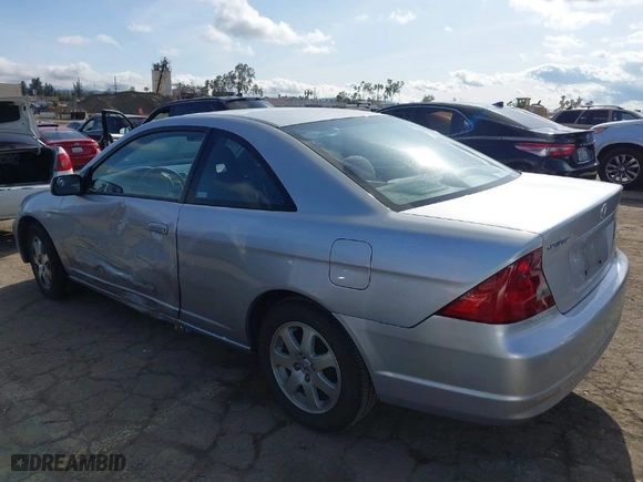 2003 Honda Civic EX with VIN 1HGEM22023L070252, listed as a IAAI auction lot 41922620 with 122,340 mi miles. Bid and sale history available at carsss.com. Image 3.