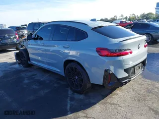 2023 BMW X4 M with VIN 5YM23EC0XP9P23425, listed as a IAAI auction lot 41147096 with 22,958 mi miles. Bid and sale history available at carsss.com. Image 3.