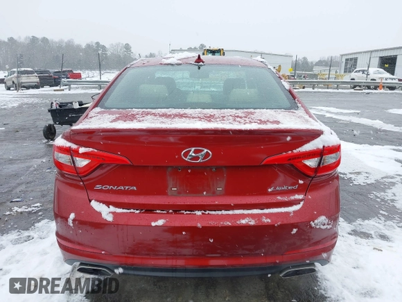 2015 Hyundai Sonata Limited with VIN 5NPE34AF2FH162716, listed as a IAAI auction lot 41622188 with 108,335 mi miles and . Bid and sale history available at carsss.com. Image 16.