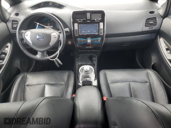 2013 Nissan LEAF SV with VIN 1N4AZ0CP7DC408914, listed as a Copart auction lot 53995905 with 63,652 mi miles and Salvage Title. Bid and sale history available at carsss.com. Image 8.