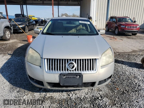 2009 Mercury Milan Premier with VIN 3MEHM02109R621523, listed as a Copart auction lot 88890495 with 263,050 mi miles and Salvage Title. Bid and sale history available at carsss.com. Image 5.