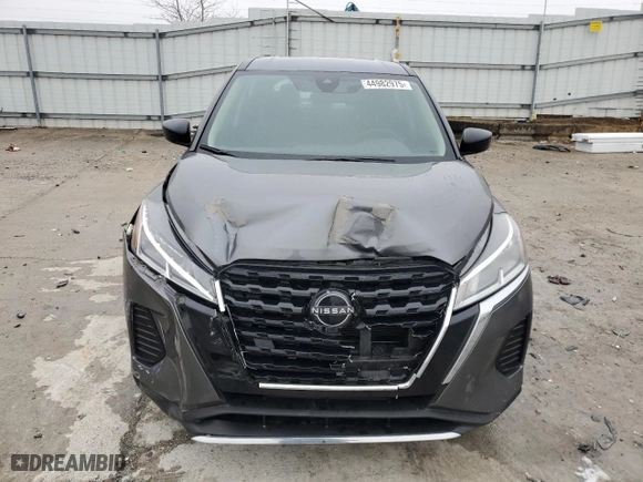 2022 Nissan Kicks S with VIN 3N1CP5BV4NL493550, listed as a Copart auction lot 44982975 with 35,494 mi miles and Salvage Title. Bid and sale history available at carsss.com. Image 5.