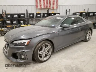 2021 Audi A5 S line Premium Plus z VIN WAUTAAF51MA035033, wystawiony jako Copart lot #47797255 z przebiegiem Nie podano mil oraz Szkoda całkowita • Salvage title. Historia ofert i sprzedaży dostępna na DreamBid. Obrazek 1.