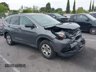 2014 Honda CR-V LX with VIN 3CZRM3H32EG715290, listed as a IAAI auction lot 42178372 with 90,934 mi miles and . Bid and sale history available at carsss.com. Image 1.