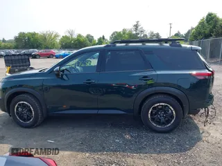 2025 Nissan Pathfinder Rock Creek with VIN 5N1DR3BD6SC239123, listed as a IAAI auction lot 42476803 with 637 mi miles and . Bid and sale history available at DreamBid. Image 15.