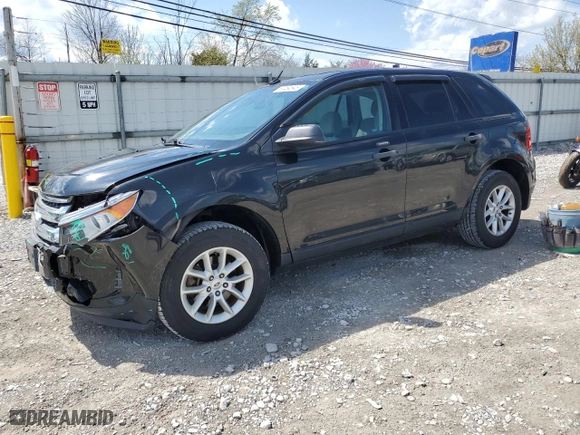 2014 Ford Edge SE with VIN 2FMDK3GCXEBA16298, listed as a Copart auction lot 52454645 with 100,235 mi miles and Salvage Title. Bid and sale history available at carsss.com. Image 1.