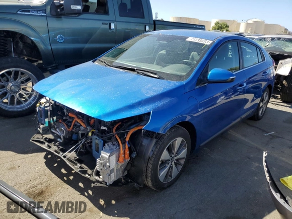 2018 Hyundai Ioniq Limited with VIN KMHC75LD9JU090355, listed as a Copart auction lot 71735373 with Not provided miles and . Bid and sale history available at DreamBid. Image 1.