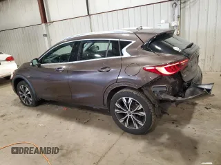 2017 Infiniti QX30 Luxury with VIN SJKCH5CR2HA030567, listed as a Copart auction lot 58141504 with 46,106 mi miles and Salvage Title. Bid and sale history available at carsss.com. Image 2.