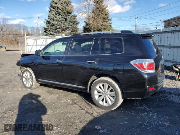 2011 Toyota Highlander Hybrid Limited with VIN JTEDC3EH3B2002983, listed as a Copart auction lot 87045994 with 143,483 mi miles and Salvage Title. Bid and sale history available at carsss.com. Image 2.