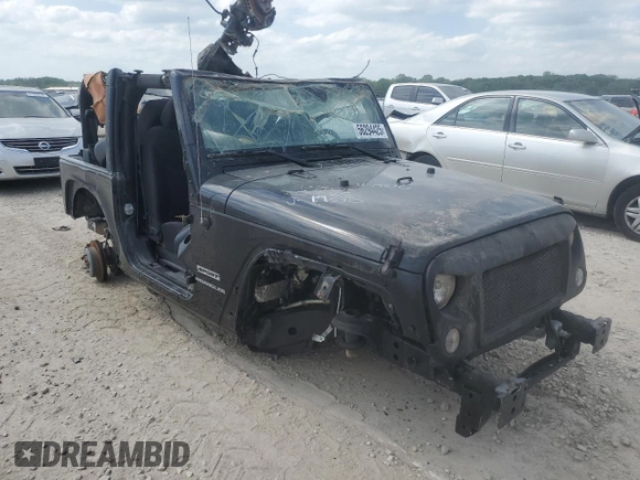 2016 Jeep Wrangler Black Bear with VIN 1C4AJWAG7GL319596, listed as a Copart auction lot 56294425 with Not provided miles and Non repairable. Bid and sale history available at DreamBid. Image 4.
