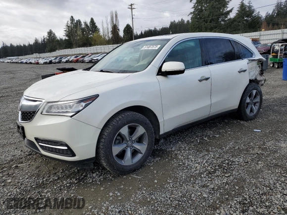 2014 Acura MDX with VIN 5FRYD4H29EB011333, listed as a Copart auction lot 51487575 with 168,311 mi miles and Salvage Title. Bid and sale history available at carsss.com. Image 1.