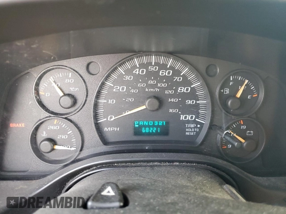 2006 Chevrolet Express Passenger with VIN 1GAHG39U261200900, listed as a Copart auction lot 81040404 with 68,221 mi miles and Salvage title. Bid and sale history available at DreamBid. Image 9.
