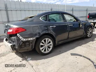2011 Infiniti M with VIN JN1BY1AR0BM375812, listed as a Copart auction lot 67587194 with Not Provided miles and Salvage Title. Bid and sale history available at carsss.com. Image 3.