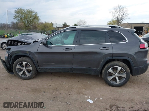 2021 Jeep Cherokee Limited with VIN 1C4PJMDXXMD215667, listed as a IAAI auction lot 42114920 with 38,481 mi miles and . Bid and sale history available at DreamBid. Image 14.