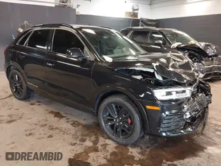 2018 Audi Q3 Premium Plus with VIN WA1JCCFS8JR000938, listed as a IAAI auction lot 40769476 with 22,636 mi miles. Bid and sale history available at carsss.com. Image 1.