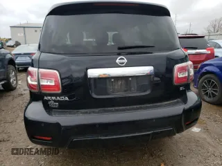2019 Nissan Armada SV with VIN JN8AY2NC0K9586598, listed as a Copart auction lot 80236104 with 93,313 mi miles and Clean Title. Bid and sale history available at carsss.com. Image 6.