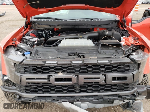 2021 Ford F-150 Raptor with VIN 1FTFW1RG7MFC62731, listed as a Copart auction lot 82672674 with Not Provided miles and Salvage Title. Bid and sale history available at carsss.com. Image 12.