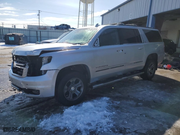 2016 Chevrolet Suburban LT with VIN 1GNSKHKC6GR107544, listed as a Copart auction lot 45910685 with 210,597 mi miles and Salvage Title. Bid and sale history available at carsss.com. Image 1.