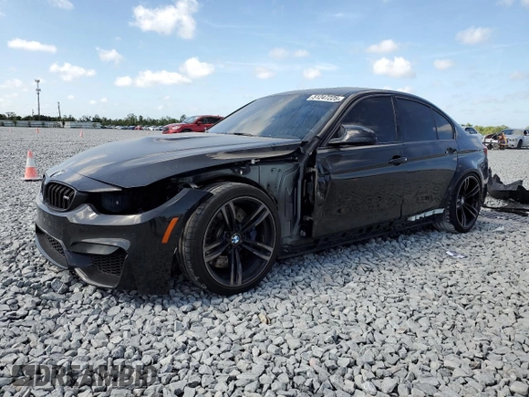 2018 BMW M3 z VIN WBS8M9C57J5J79640, wystawiony jako Copart lot #51247225 z przebiegiem 82 582 mil mil oraz Szkoda całkowita • Salvage title. Historia ofert i sprzedaży dostępna na DreamBid. Obrazek 1.