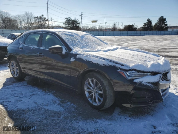 2021 Acura TLX with VIN 19UUB5F35MA012446, listed as a Copart auction lot 45166775 with 63,851 mi miles and Salvage Title. Bid and sale history available at carsss.com. Image 4.