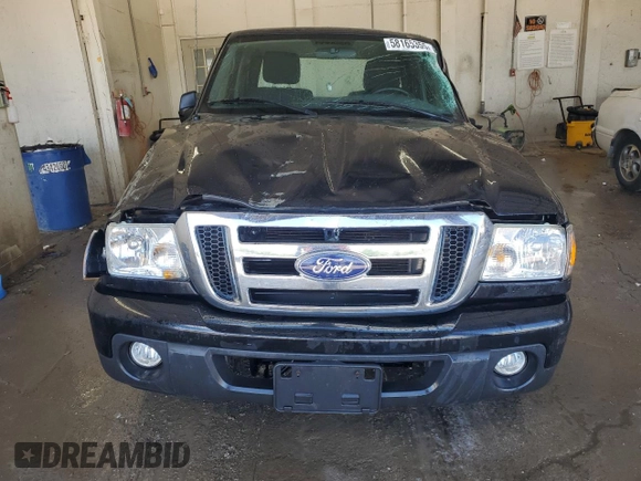 2010 Ford Ranger XL with VIN 1FTKR1EEXAPA16367, listed as a Copart auction lot 58165355 with 173,524 mi miles and Salvage title. Bid and sale history available at DreamBid. Image 5.