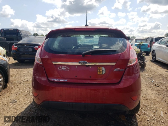 2017 Ford Fiesta Titanium with VIN 3FADP4FJ9HM115666, listed as a Copart auction lot 64105704 with 101,529 mi miles and Salvage Title. Bid and sale history available at DreamBid. Image 6.