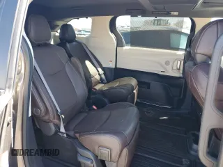 2023 Toyota Sienna Platinum with VIN 5TDESKFC2PS106874, listed as a Copart auction lot 50348725 with 10,329 mi miles and Non Repairable. Bid and sale history available at DreamBid. Image 11.