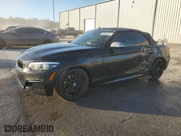 2019 BMW 2 Series M240i with VIN WBA2N1C53KVC28507, listed as a Copart auction lot 82928294 with 62,153 mi miles and Salvage Title. Bid and sale history available at carsss.com. Image 1.