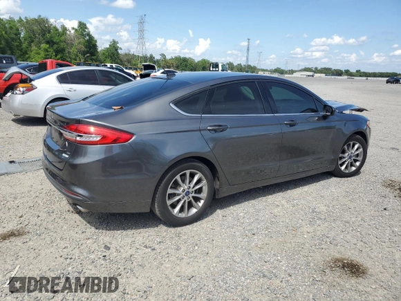 2017 Ford Fusion SE with VIN 3FA6P0HDXHR347043, listed as a Copart auction lot 51350395 with 103,332 mi miles and Salvage Title. Bid and sale history available at carsss.com. Image 3.