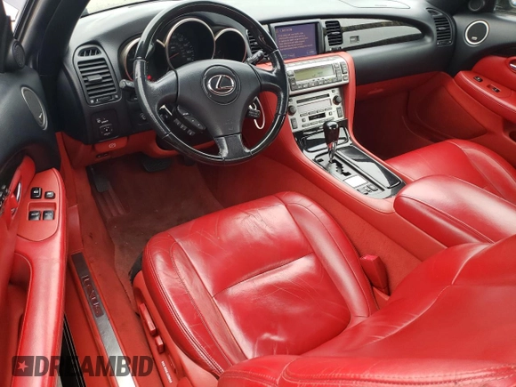 2005 Lexus SC 430 z VIN JTHFN48Y650061629, wystawiony jako Copart lot #52024015 z przebiegiem 121 450 mil mil oraz Szkoda całkowita • Salvage title. Historia ofert i sprzedaży dostępna na DreamBid. Obrazek 8.
