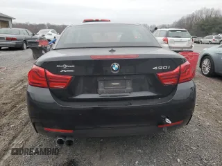 2018 BMW 4 Series 430i xDrive with VIN WBA4Z3C52JEA31741, listed as a Copart auction lot 83832124 with 46,386 mi miles and Salvage Title. Bid and sale history available at DreamBid. Image 6.