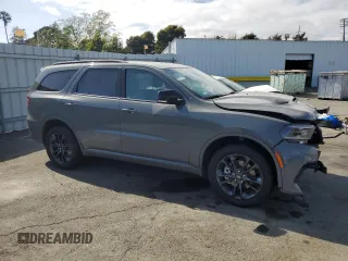 2024 Dodge Durango GT Plus z VIN 1C4RDJDG0RC254487, wystawiony jako Copart lot #53572795 z przebiegiem 4 902 mil mil oraz Szkoda całkowita • Salvage title. Historia ofert i sprzedaży dostępna na DreamBid. Obrazek 4.