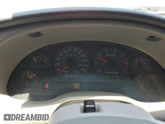 2003 Ford Mustang Standard with VIN 1FAFP40403F414208, listed as a Copart auction lot 62407315 with 132,107 mi miles and Salvage title. Bid and sale history available at DreamBid. Image 9.