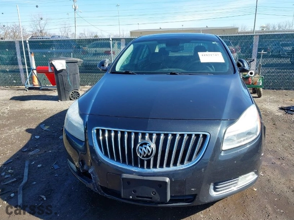 2011 Buick Regal CXL RL5 with VIN W04GT5GC9B1011492, listed as a IAAI auction lot 41821747 with 119,551 mi miles. Bid and sale history available at carsss.com. Image 12.