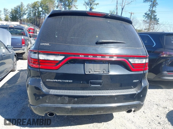2019 Dodge Durango GT Plus with VIN 1C4RDHDG5KC721398, listed as a IAAI auction lot 41697019 with 105,620 mi miles and . Bid and sale history available at carsss.com. Image 16.