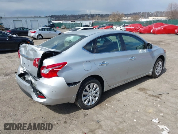 2019 Nissan Sentra SV with VIN 3N1AB7AP0KY431761, listed as a IAAI auction lot 41867960 with 65,623 mi miles and . Bid and sale history available at DreamBid. Image 4.