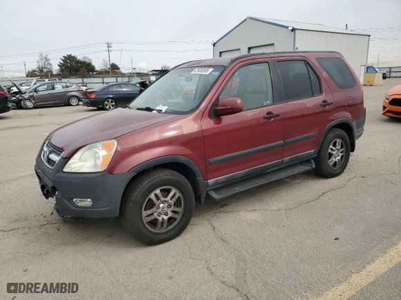 2004 Honda CR-V EX with VIN JHLRD788X4C043900, listed as a Copart auction lot 47920305 with 231,568 mi miles and Salvage Title. Bid and sale history available at carsss.com. Image 1.