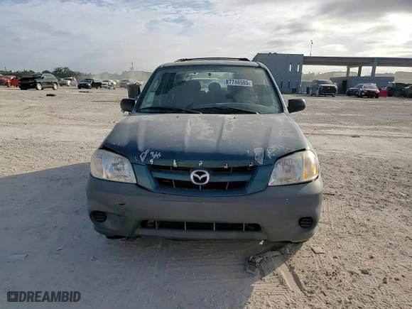2005 Mazda Tribute i with VIN 4F2YZ02Z35KM11408, listed as a Copart auction lot 87746585 with 194,034 mi miles and Salvage Title. Bid and sale history available at carsss.com. Image 12.