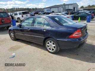 2003 Mercedes-Benz C 240 with VIN WDBRF61JX3A513527, listed as a Copart auction lot 49860405 with 95,524 mi miles and Salvage title. Bid and sale history available at DreamBid. Image 2.