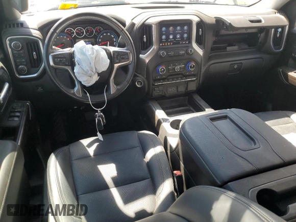 2021 Chevrolet Silverado 1500 RST with VIN 1GCUYEEL2MZ189150, listed as a Copart auction lot 50029635 with 41,417 mi miles and Salvage Title. Bid and sale history available at carsss.com. Image 8.