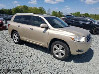 2008 Toyota Highlander Limited with VIN JTEES42A082079968, listed as a Copart auction lot 52254905 with 168,559 mi miles and Clean Title. Bid and sale history available at carsss.com. Image 4.