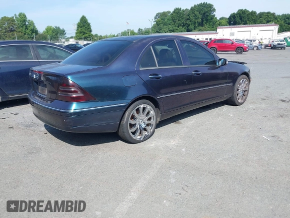 2003 Mercedes-Benz C 240 with VIN WDBRF61J73F394659, listed as a IAAI auction lot 42534142 with 3,774 mi miles and . Bid and sale history available at DreamBid. Image 4.