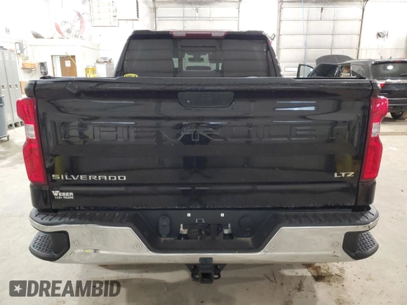 2020 Chevrolet Silverado 1500 LTZ with VIN 3GCUYGED7LG372739, listed as a Copart auction lot 50823385 with 57,607 mi miles and Salvage Title. Bid and sale history available at DreamBid. Image 6.