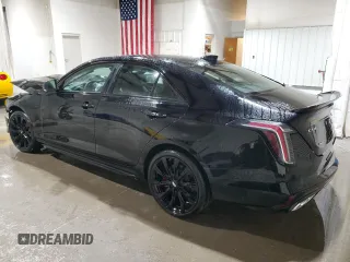 2022 Cadillac CT4-V with VIN 1G6DH5RLXN0112285, listed as a Copart auction lot 52900265 with Not Provided miles and Salvage Title. Bid and sale history available at DreamBid. Image 2.