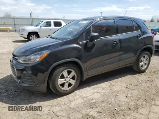 2020 Chevrolet Trax LS with VIN 3GNCJKSB3LL119230, listed as a Copart auction lot 53852445 with 186,619 mi miles and Salvage title. Bid and sale history available at DreamBid. Image 1.