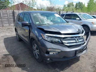 2016 Honda Pilot EX-L z VIN 5FNYF6H58GB098758, wystawiony jako IAAI lot #42200441 z przebiegiem 39 216 mil mil oraz . Historia ofert i sprzedaży dostępna na DreamBid. Obrazek 1.
