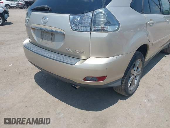 2006 Lexus RX 400h with VIN JTJHW31U462005605, listed as a IAAI auction lot 42601851 with 349,244 mi miles and . Bid and sale history available at DreamBid. Image 6.