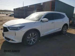2023 Acura MDX Technology z VIN 5J8YE1H48PL043996, wystawiony jako Copart lot #51858185 z przebiegiem 17 228 mil mil oraz Szkoda całkowita • Salvage title. Historia ofert i sprzedaży dostępna na DreamBid. Obrazek 1.