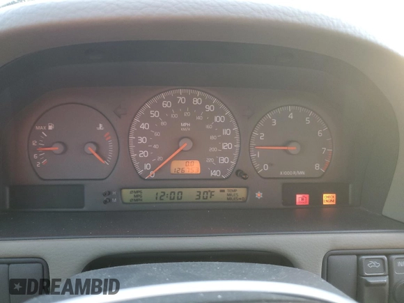 1999 Volvo S70 with VIN YV1LT56D7X2578651, listed as a Copart auction lot 88631555 with 126,753 mi miles and Salvage Title. Bid and sale history available at carsss.com. Image 9.